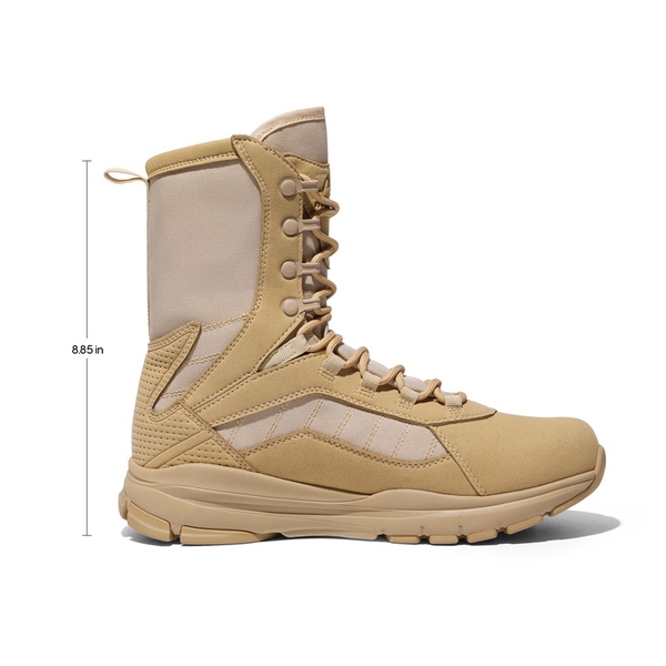 Men's Lightweight Military Combat Work Boots - SAND - 3